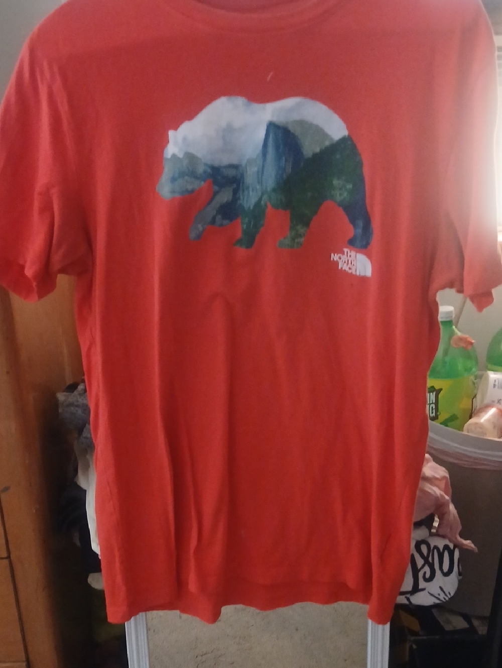 The North Face Red Bear Landscape Graphic Tee